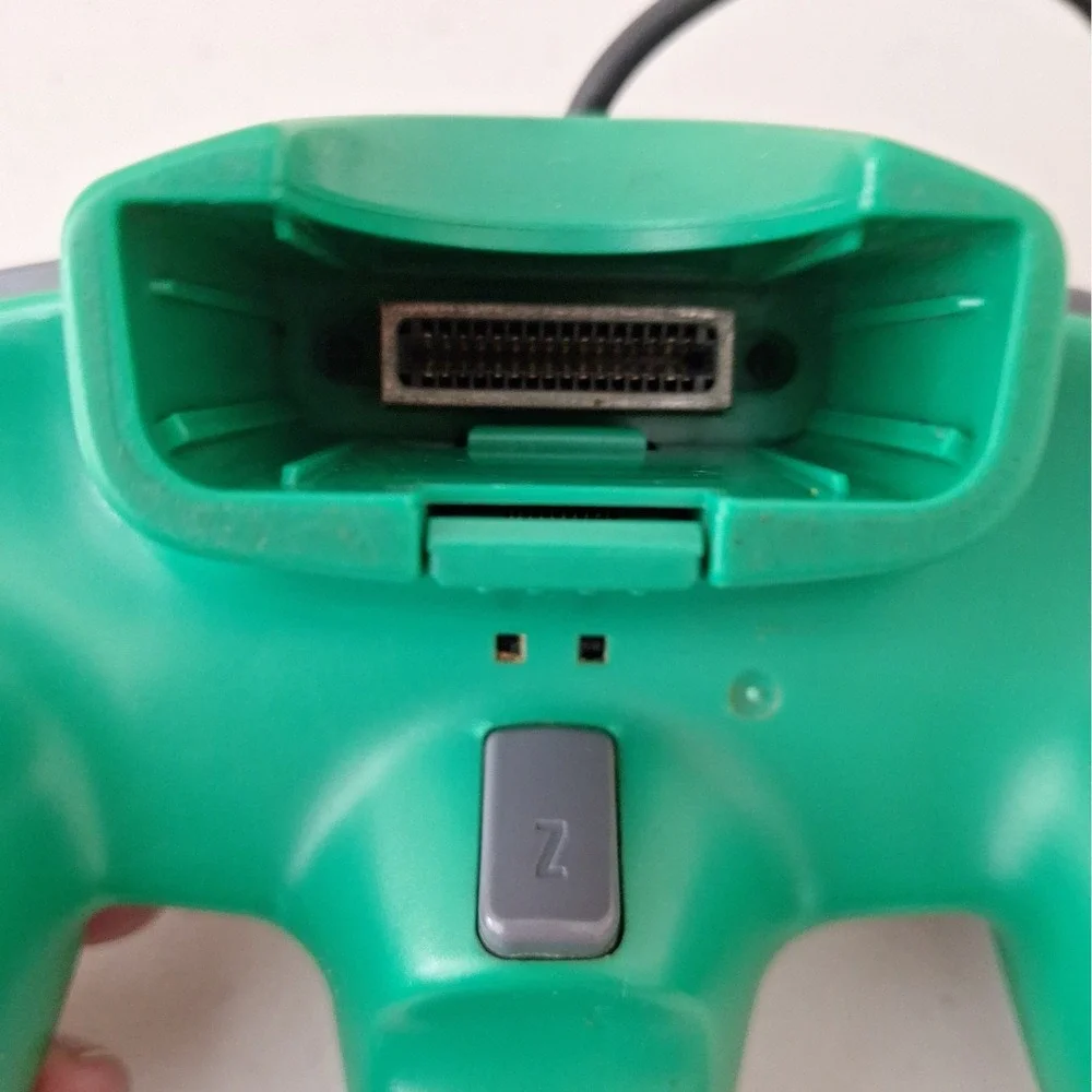 Official Nintendo 64 Controller OEM N64 Color Green UNTESTED